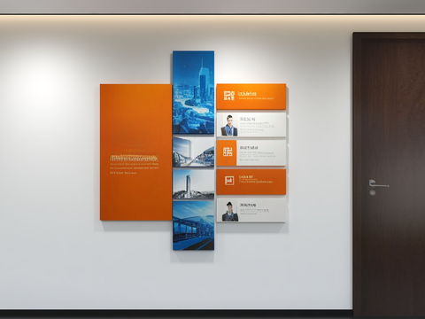 Corporate Culture Wall Display Wall Publicity Bar Slogan Slogan Image Wall