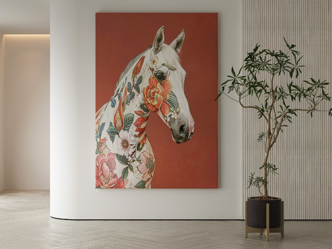 Decorative Painting Art Painting Running Horse Hanging Painting