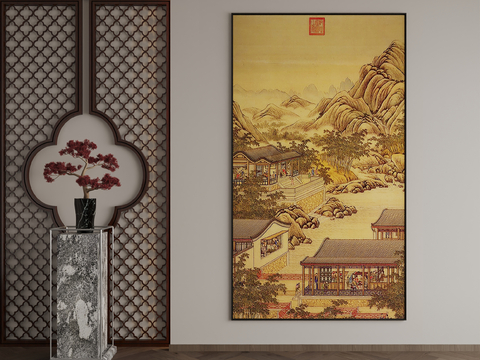 New Chinese Ink Painting Landscape Painting Decorative Painting