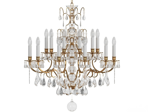 Affordable Luxury Style Crystal Chandelier Hall Chandelier