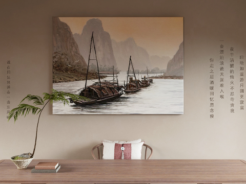 New Chinese Decorative Painting Landscape Painting Hanging Painting