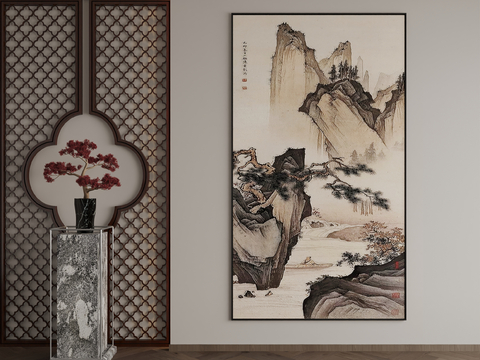 New Chinese Ink Painting Landscape Painting Decorative Painting