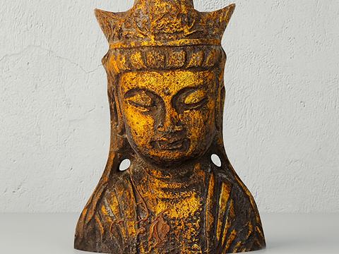 Chinese Antique Buddha Buddha Head Bodhisattva