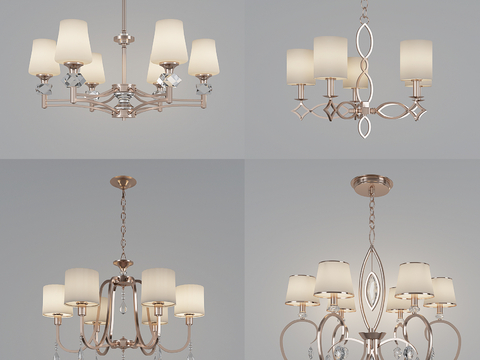 European-style chandelier multi-head chandelier