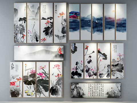 New Chinese Decorative Painting Ink Painting Hanging Painting