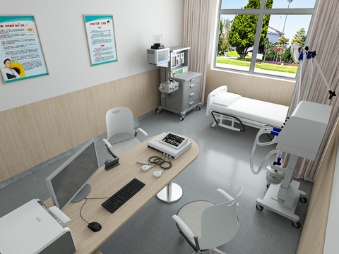 Modern Hospital Treatment Room