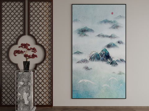 New Chinese Ink Painting Decorative Painting