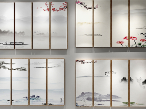 New Chinese Decorative Painting Landscape Painting Hanging Painting