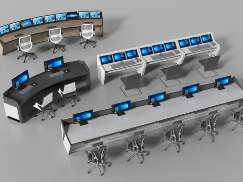 Monitoring Room Tables and Chairs Dispatching Table Command Table