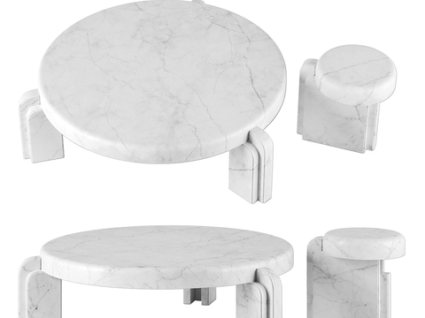 Marble coffee table