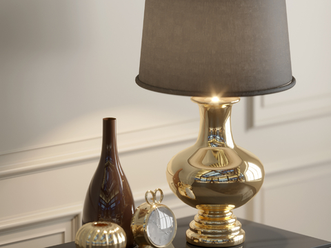 European-style table lamp