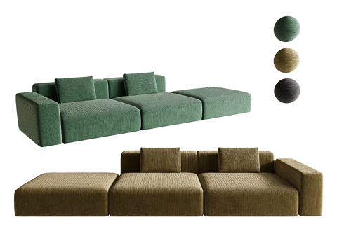 Modern Fabric Sofa Couch Module Sofa