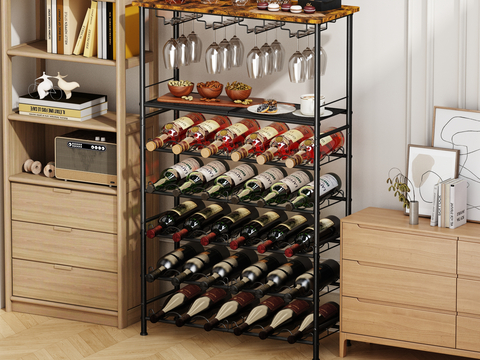 French Wine Cabinet Storage Rack Wine Rack Free