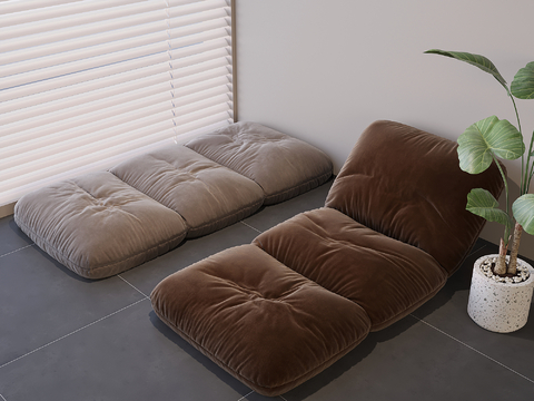 Modern Soft Bag Cushion Bay Window Mat Tatami Cushion