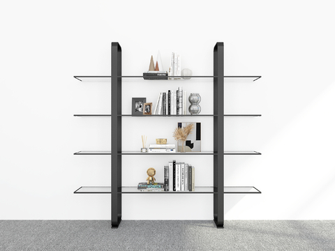 Modern Bookshelf Storage Rack