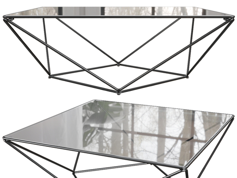 Prostoria square coffee table glass coffee table