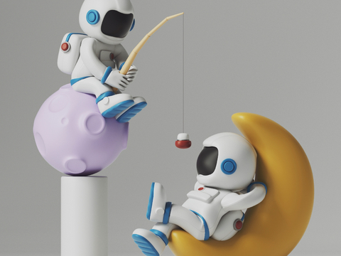 Modern astronaut sculpture Art Toy ornaments