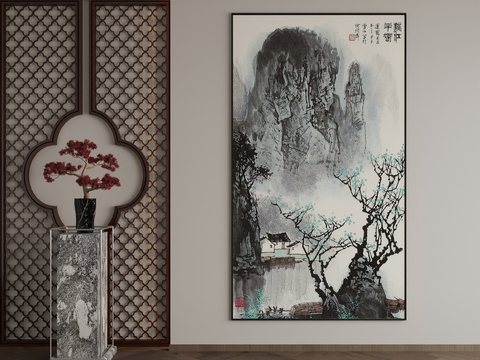 New Chinese Ink Painting Landscape Painting Decorative Painting