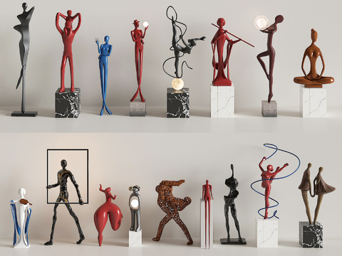 modern interior Artistic Sculpture sculpture ornaments figure sculpture