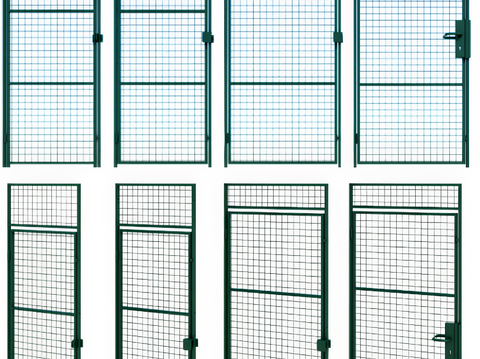 Metal Mesh Door Fence Door Barbed Wire Door