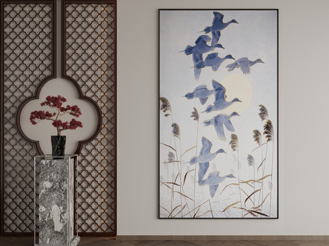 New Chinese Decorative Painting Zen Hanging Painting