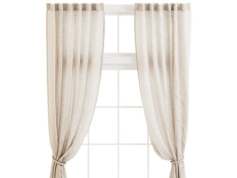 Plain Curtain Screen Curtain