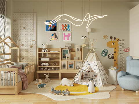 Modern kids Bedroom toy room