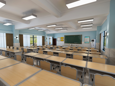 Modern Primary School Classroom