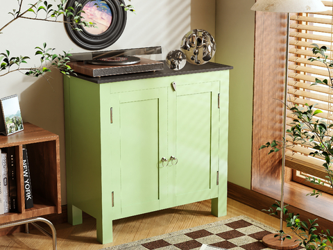 Mid-century Style porch cabinet