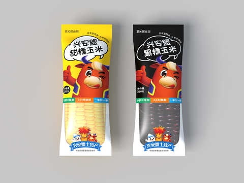 Corn packaging snacks