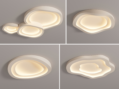 Cream cloud lamp ceiling lamp