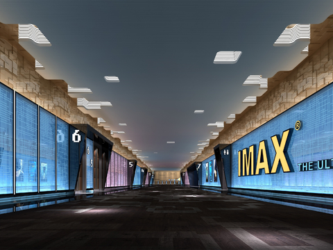 Modern cinema Corridor