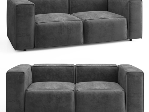 KARO fabric sofa double sofa tofu block sofa module sofa