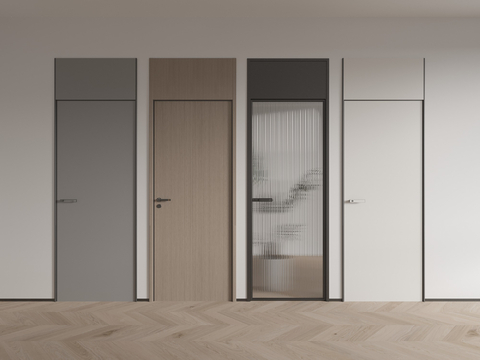 Top door, flat door, bedroom door, single door