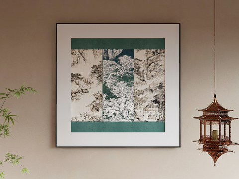 New Chinese Decorative Painting Landscape Painting Hanging Painting