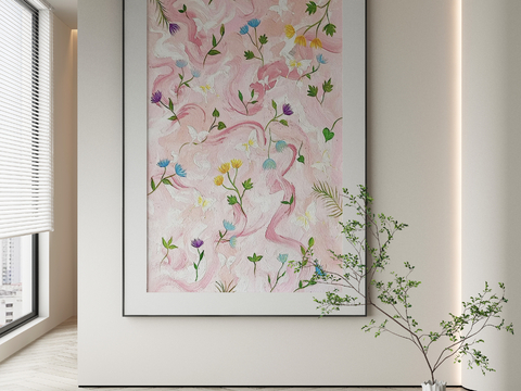 Modern Flower Painting Decorative Painting