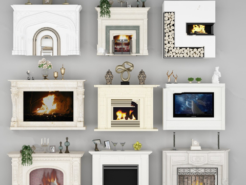 European Fireplace Electronic Fireplace Flame