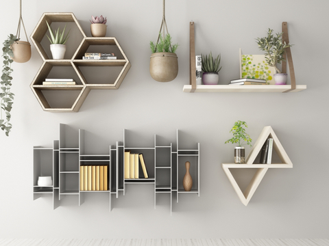 Nordic Wall Hanging Rack Display Rack