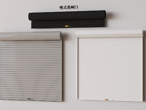 Ming-installed rolling shutter door rolling gate warehouse electric rolling shutter door shop rolling shutter door