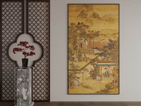 New Chinese Ink Painting Landscape Painting Decorative Painting