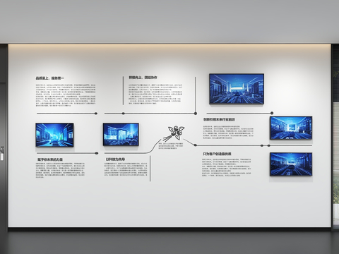 Corporate Culture Wall Display Wall Publicity Bar Slogan Slogan Image Wall