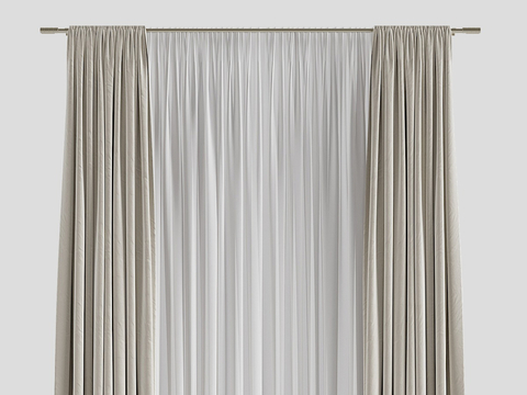 Plain Curtain Screen Curtain