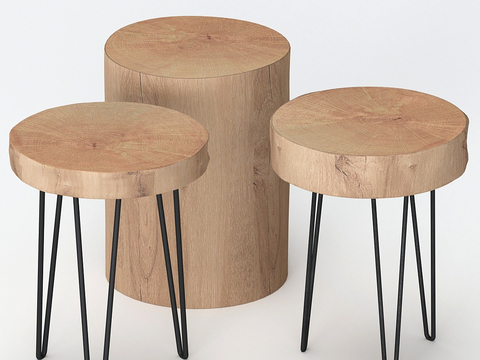 Log Stool Round Stool Low Stool