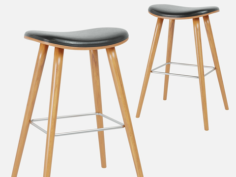 Log Style Bar Chair Bar Stool High Stool