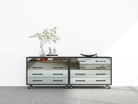 Modern drawer side cabinet