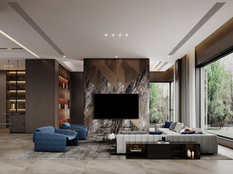 Affordable Luxury Style Living Room