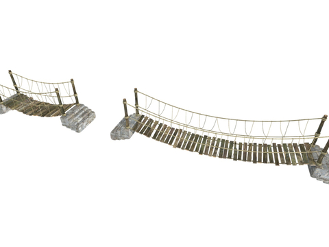 Suspension Bridge Floating Bridge Small Bridge Rope Bridge Slab Bridge