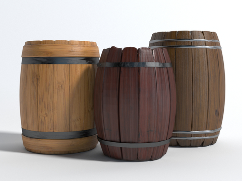 Wooden Barrel Wine Barrel Storage Jar