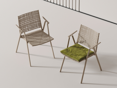 Modern Woven Chair Armchair Chair Outdoor Chair