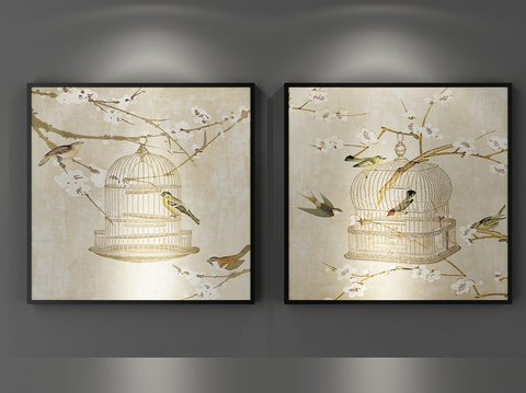 Neo-Chinese Style Decorative Painting Art Painting